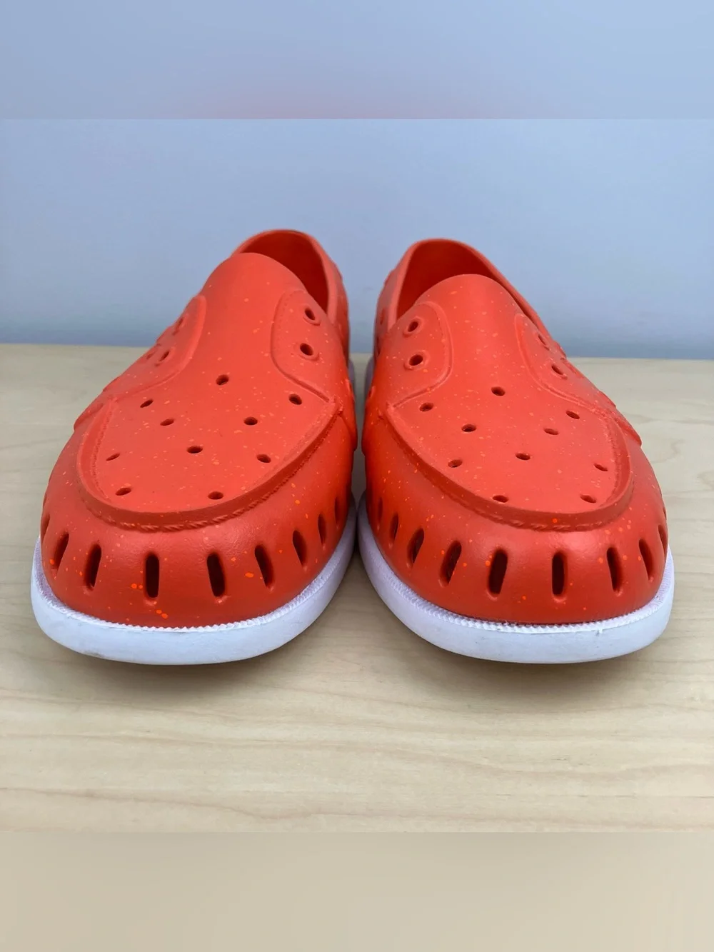 Sperry Top-Sider Men’s Size 11.0 M A/O Float Speckle Slip On Boat Shoes Orange